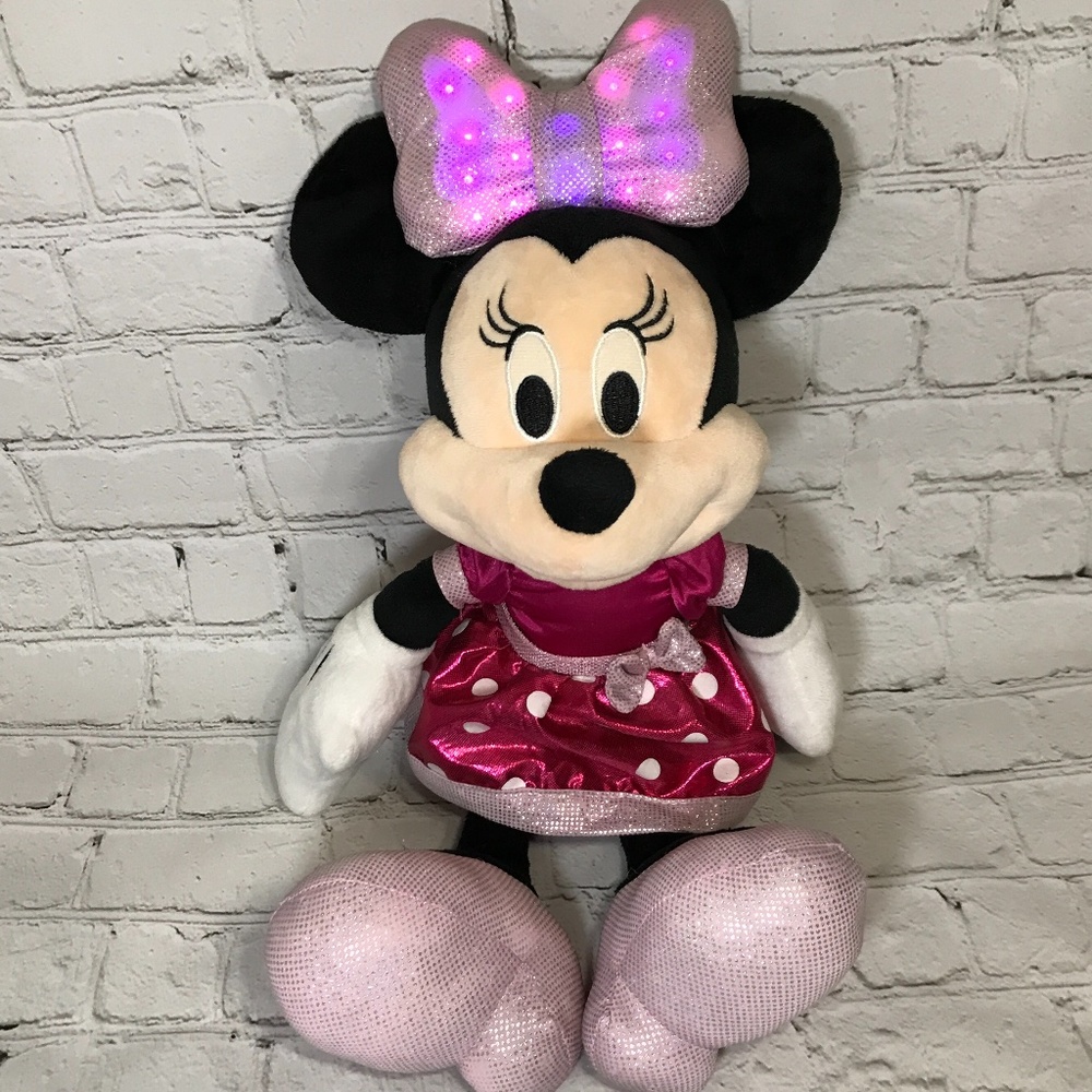 Minnie Mouse Plush with Lighting Bow